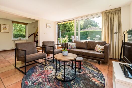 Das neue, geschmackvoll eingerichtete Wohnzimmer