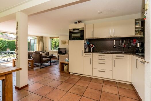 Die offene Küche mit allem Komfort