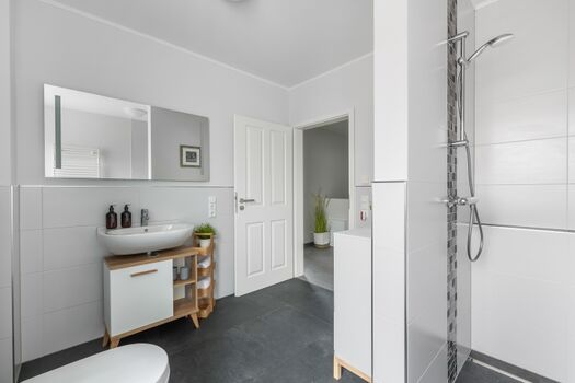 bodengleiche Dusche im OG