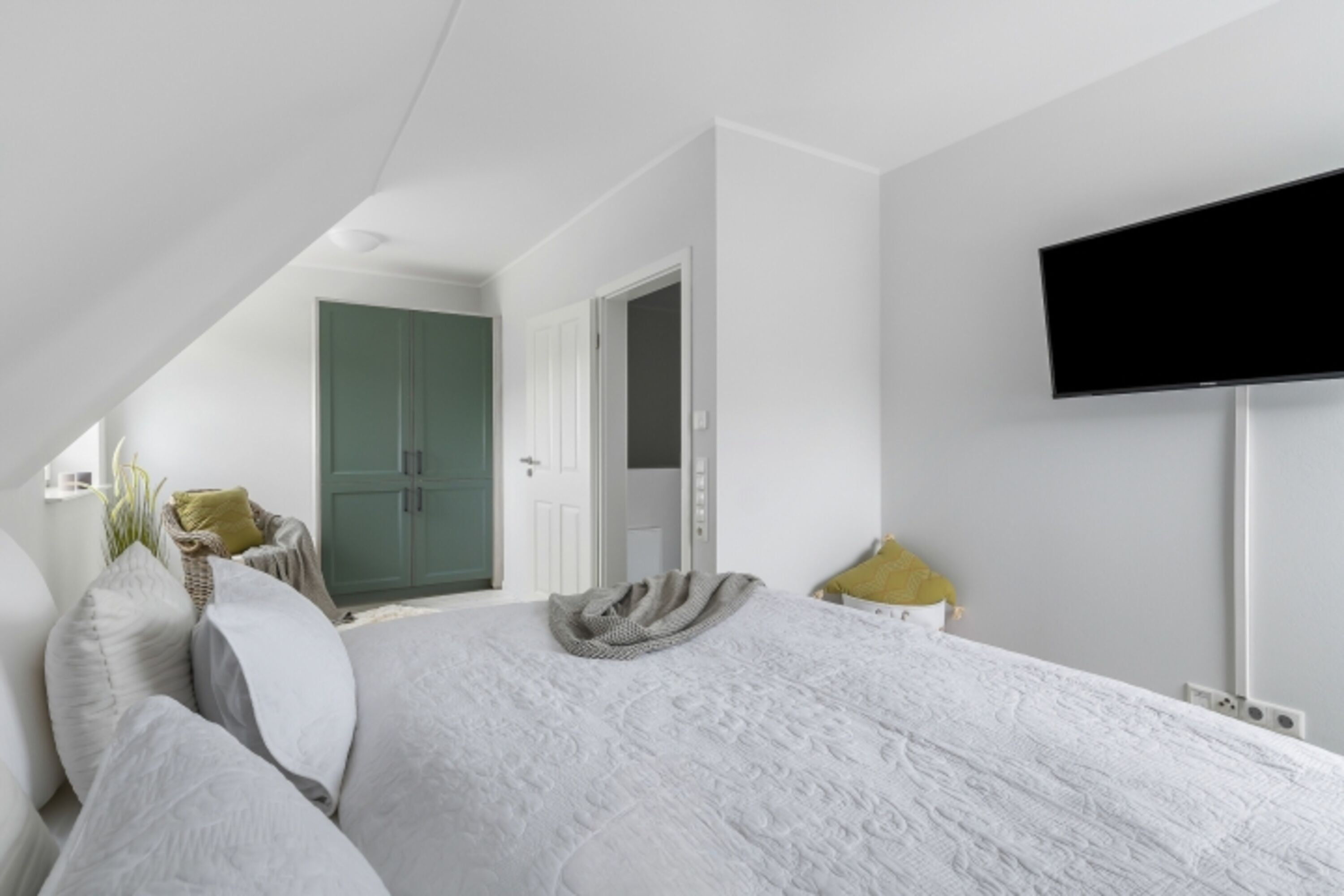 Schlafzimmer mit TV