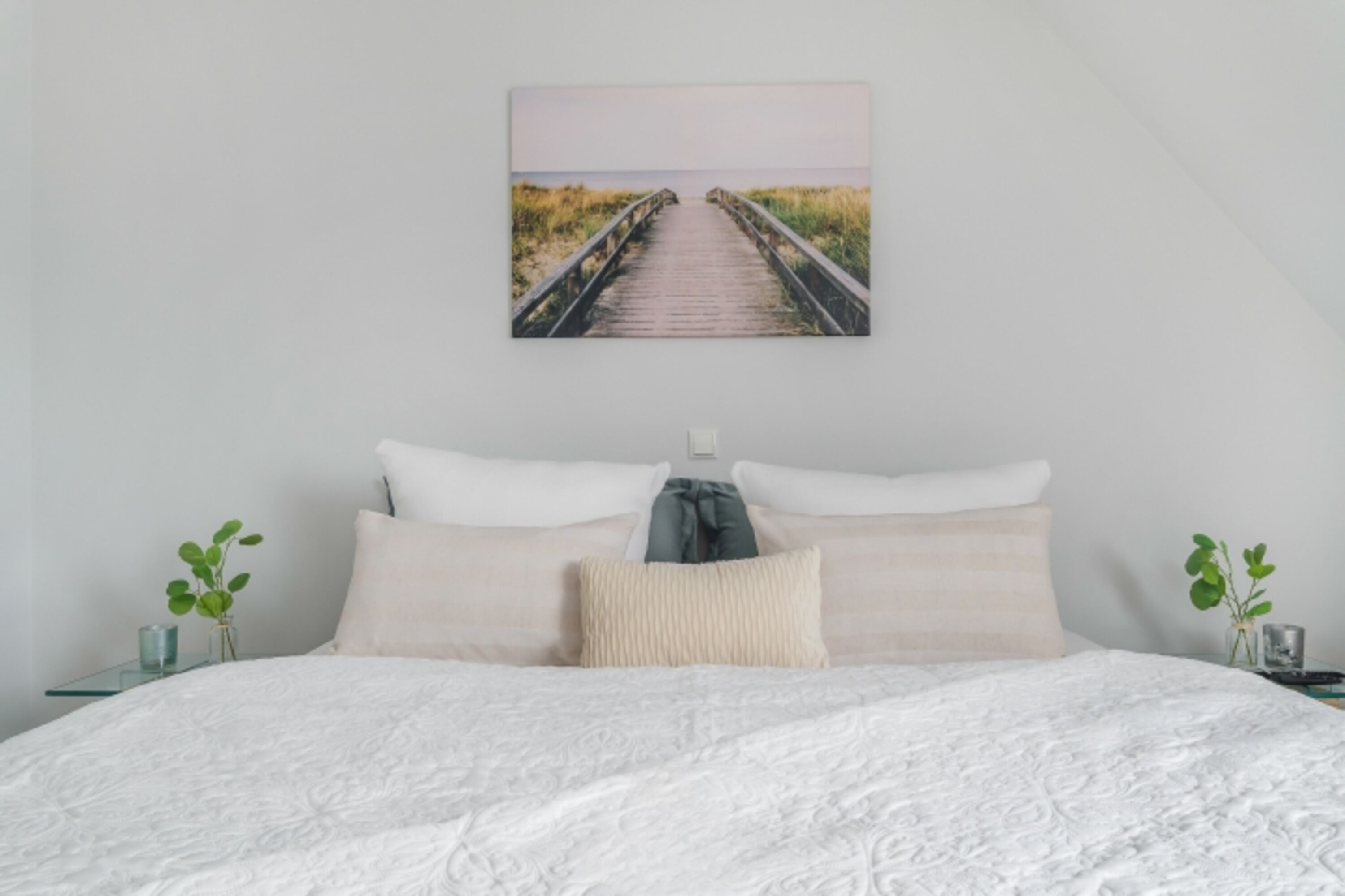 Doppelbett Boxspringbett im OG