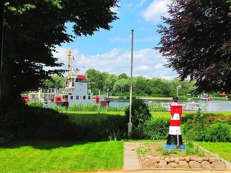 Ferienwohnung am Nordostseekanal, Fährstelle Fischerhütte