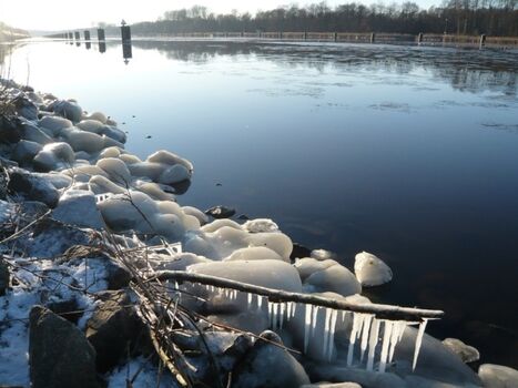 Auch im Winter eine wunderschön idyllische Umgebung - der NOK