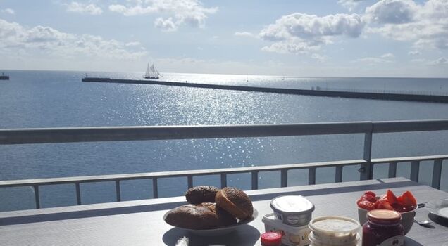 Frühstück mit Ostseeblick