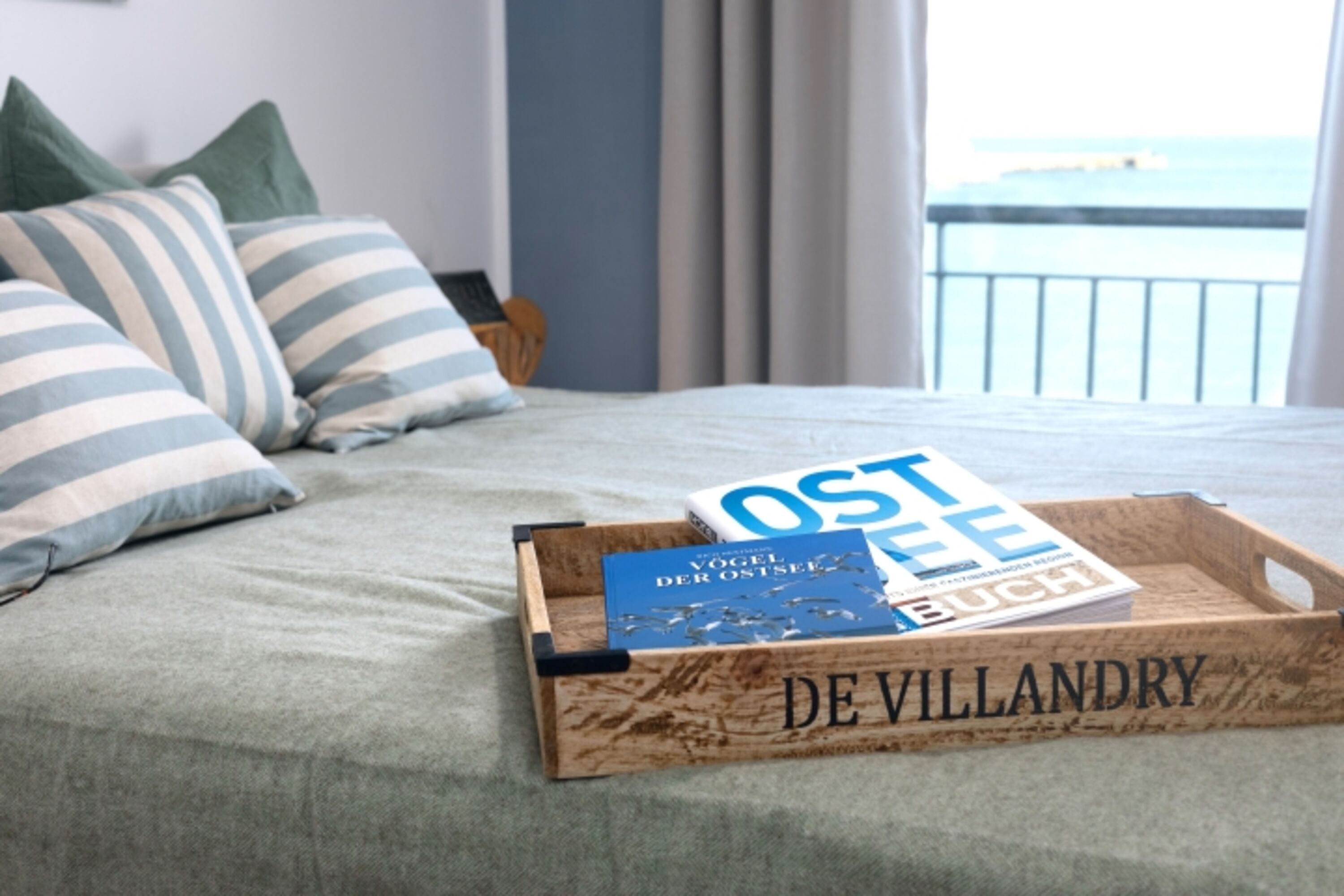 Schlafzimmer mit Ostseeblick