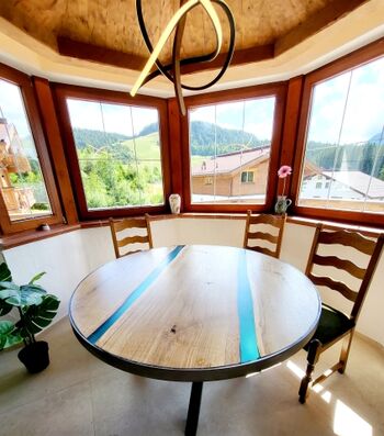 Esseecke im Sonnenerker