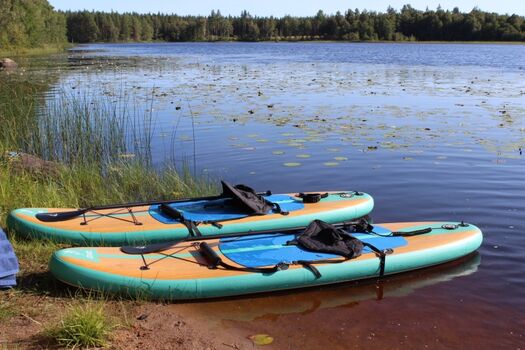 Stand up Paddel mit Kajaksitzen