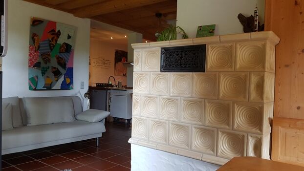 z.B. wenn der Kamin an ist.