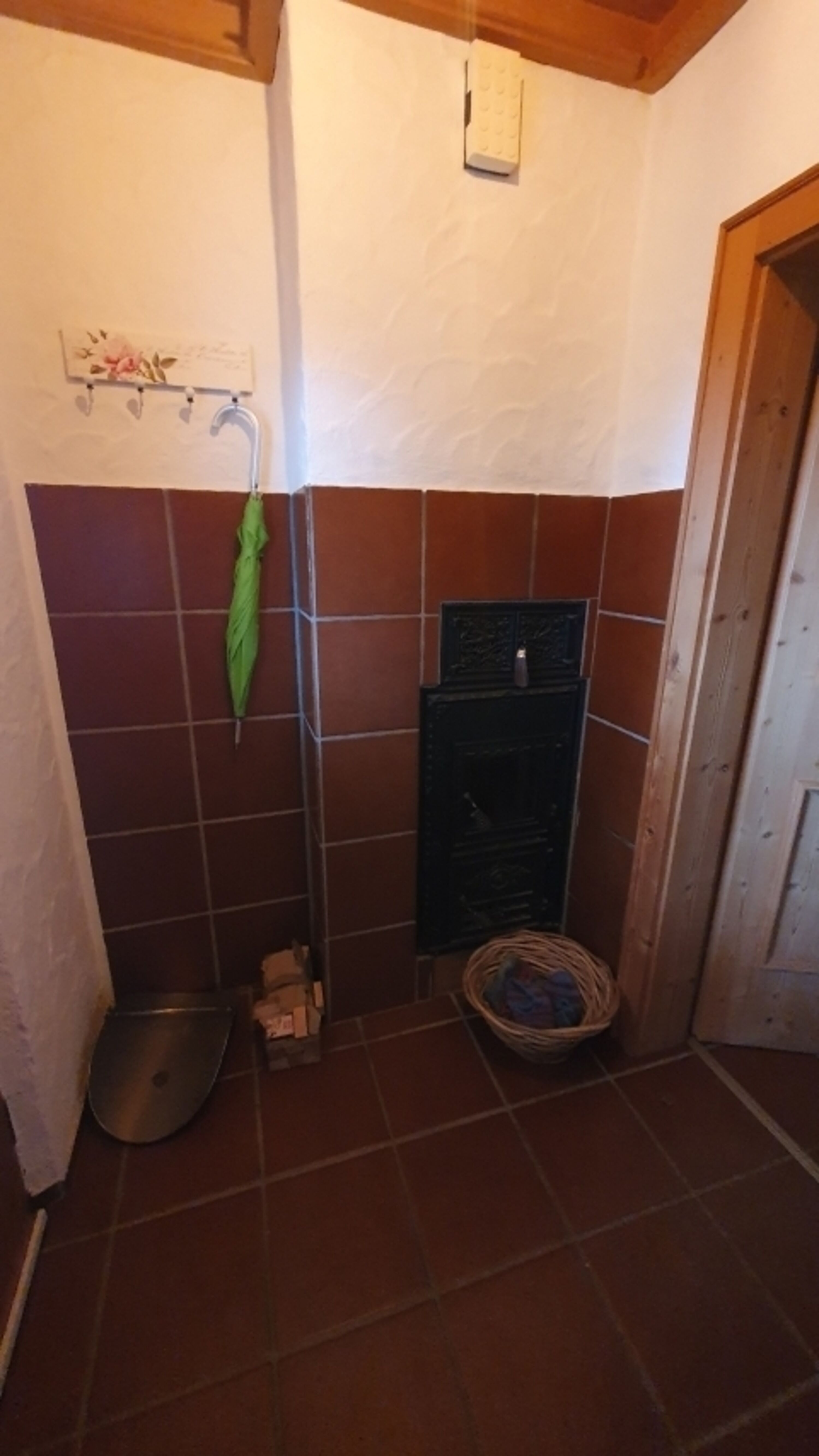 Über den Flur dann in 
