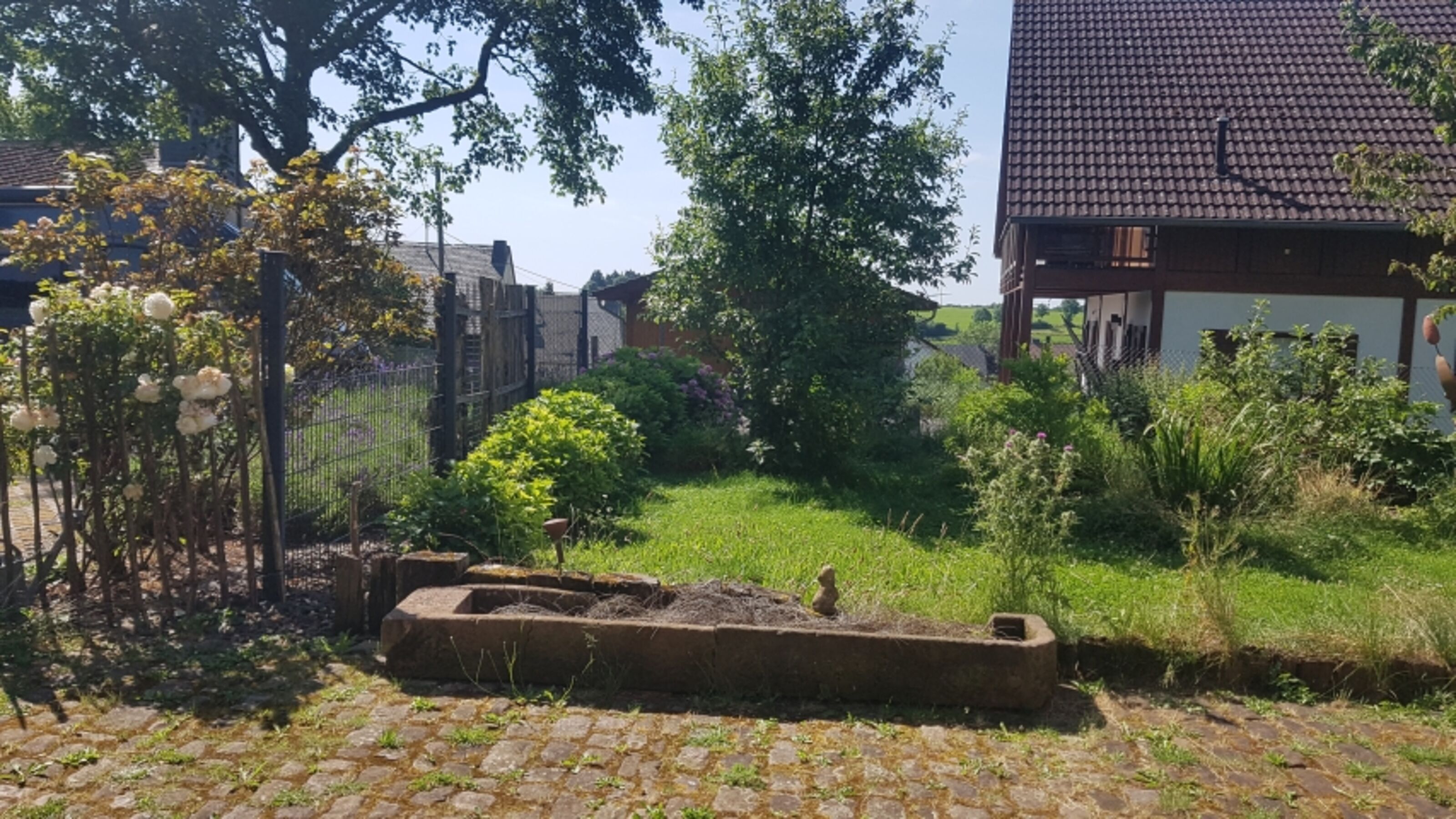 dem Garten.