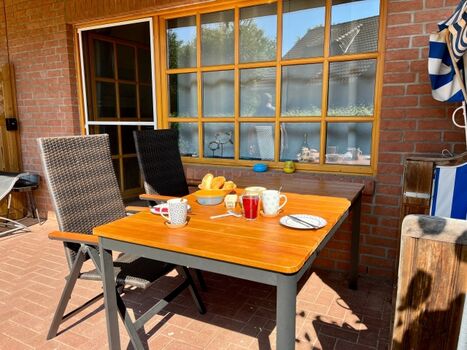 Überdachte Terrasse