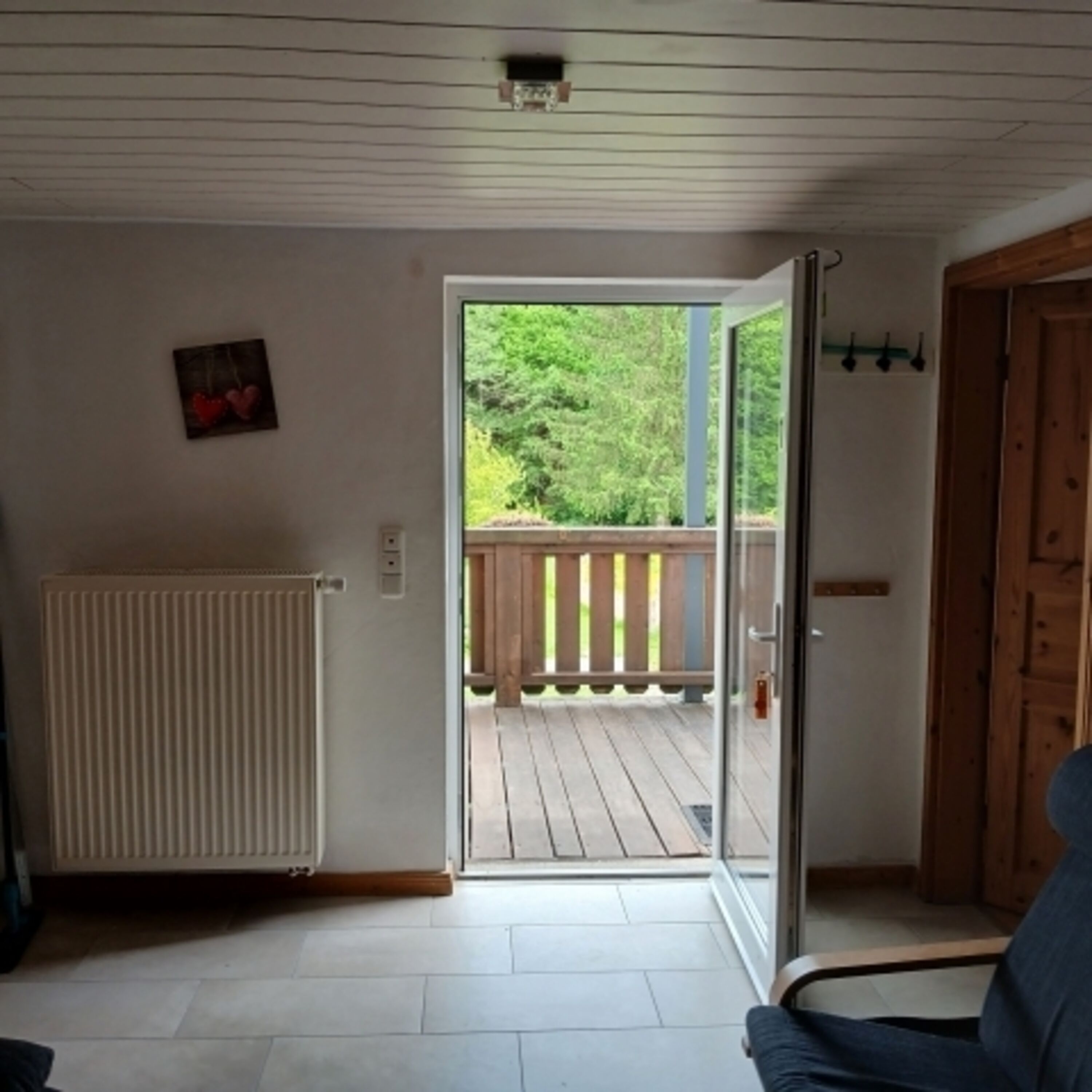 Blich zur Terrasse