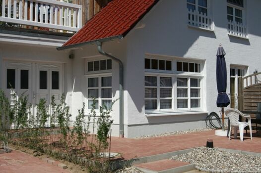 Süd-West Terrasse der Dünenvilla 5