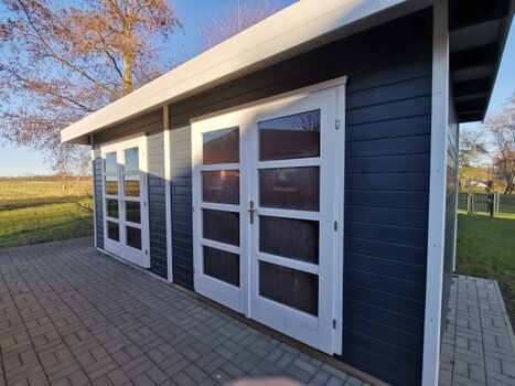 verschließbarer Fahrradschuppen