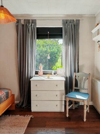 ein kleines gemütliches 2. Schlafzimmer mit 140*200 Bett