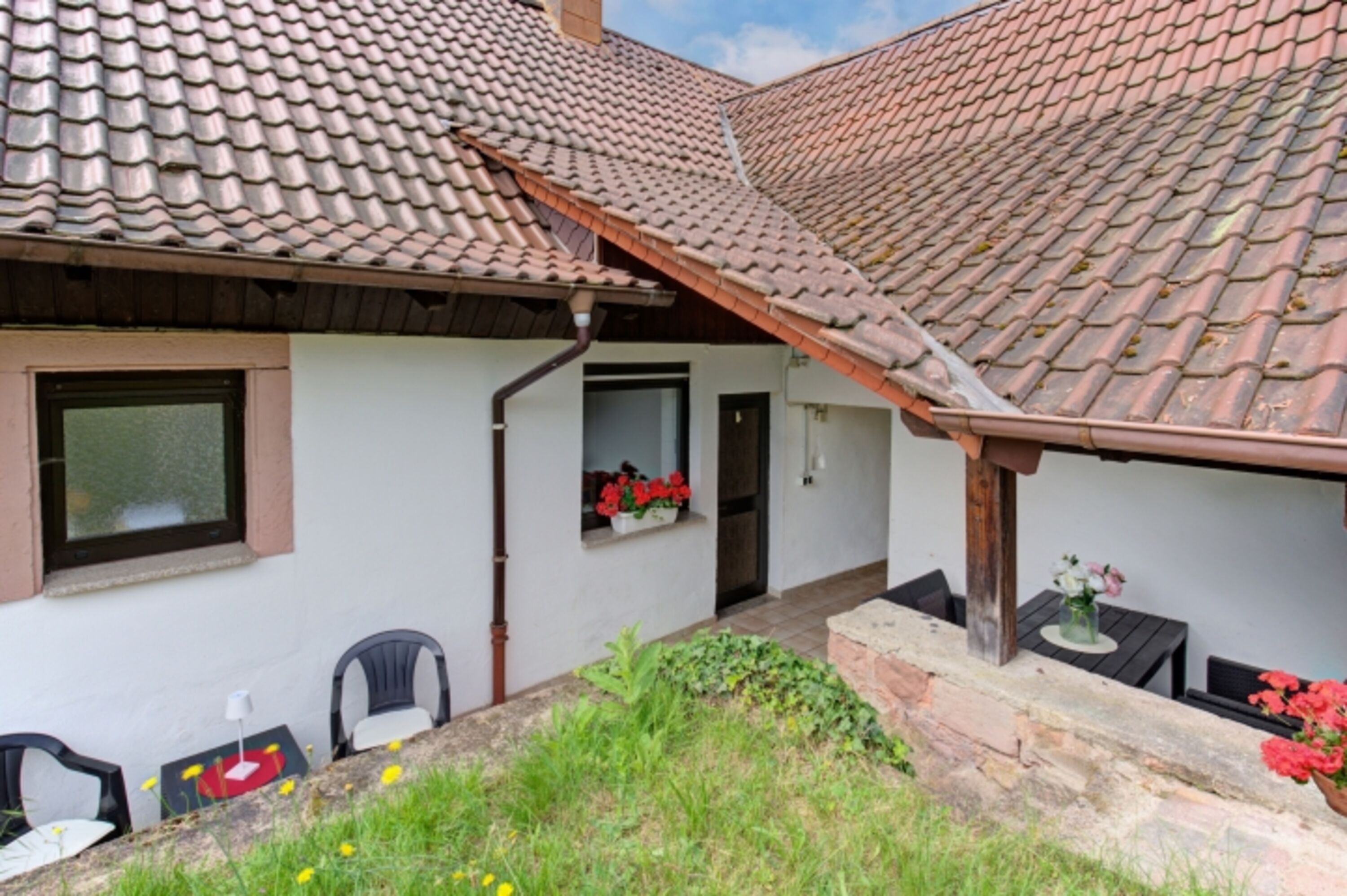 Rückseite vom Haus