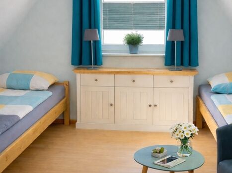 Dreibettzimmer mit Wasserblick