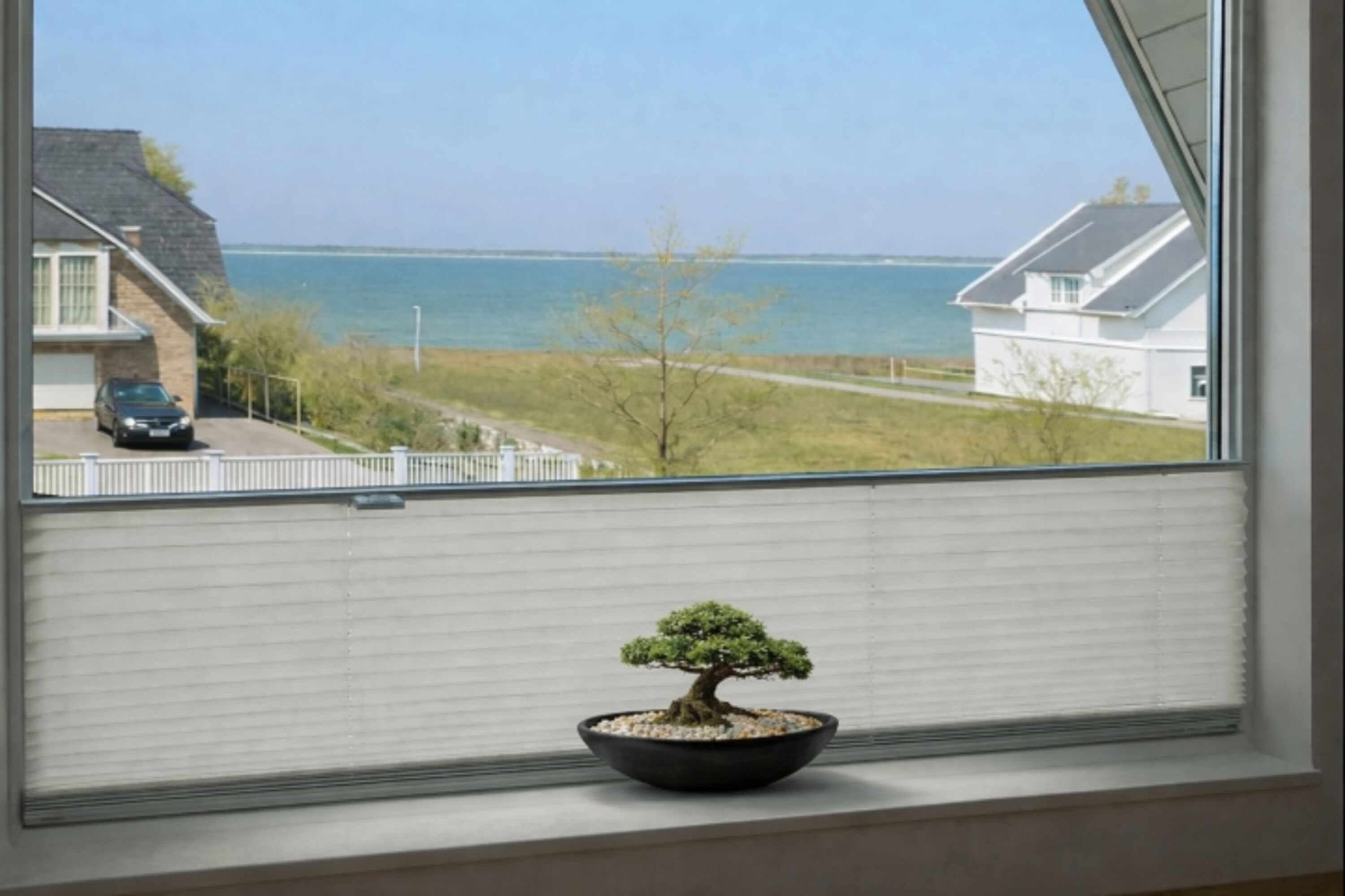 Blick vom Wohnzimmer