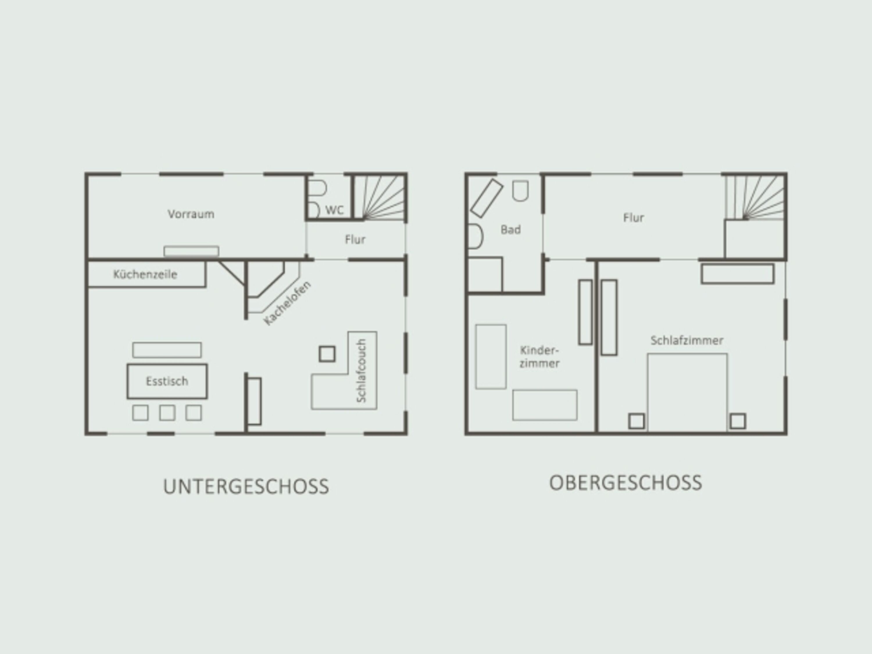 Grundriss 90 m2