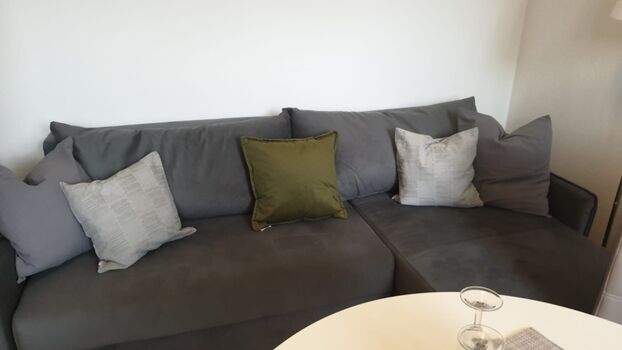 Gemütliche Schlafcouch