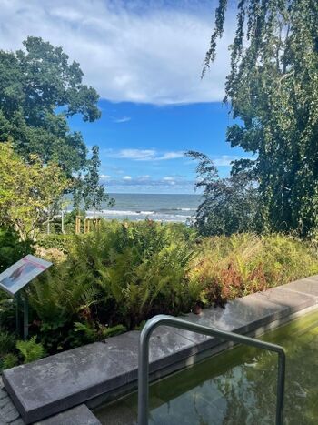 Blick direkt vor dem Haus