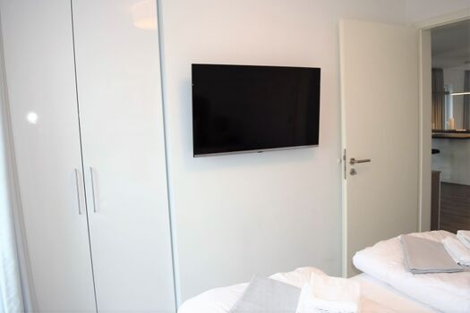 Fernseher im Schlafzimmer