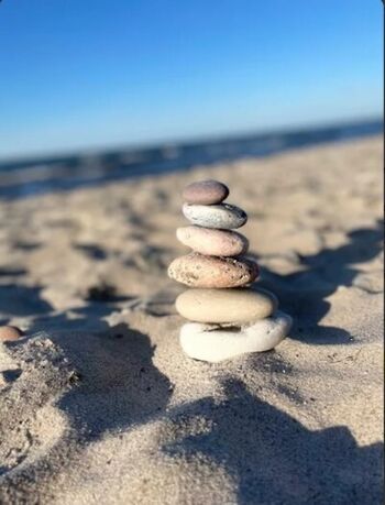 Blick auf den Horizont. Sky, Natur, Balance.