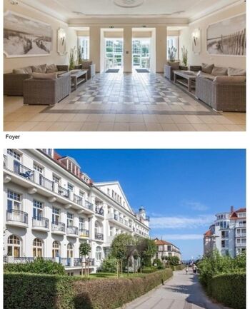 Foyer und Weg zum Meer