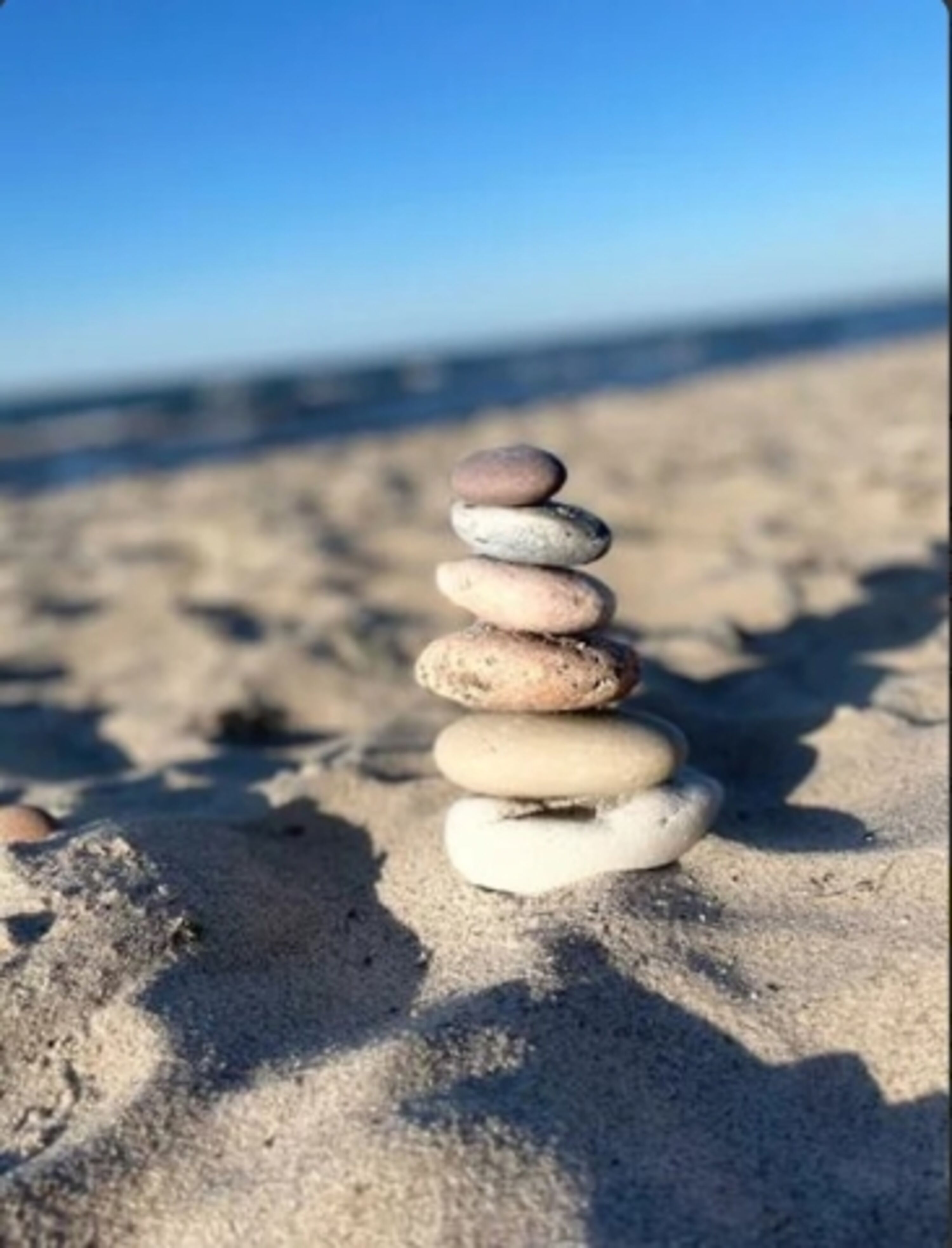 Blick auf den Horizont. Sky, Natur, Balance.
