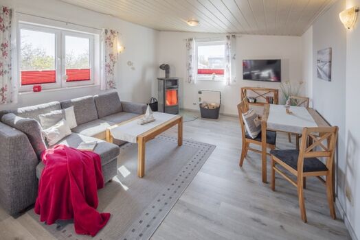 Wohnbereich mit Kaminofen