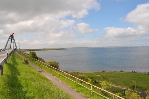 Ausblick an der Fehmarnsundbrücke
