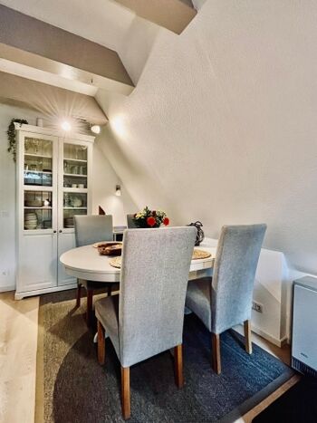 Essbereich im Wohnzimmer 