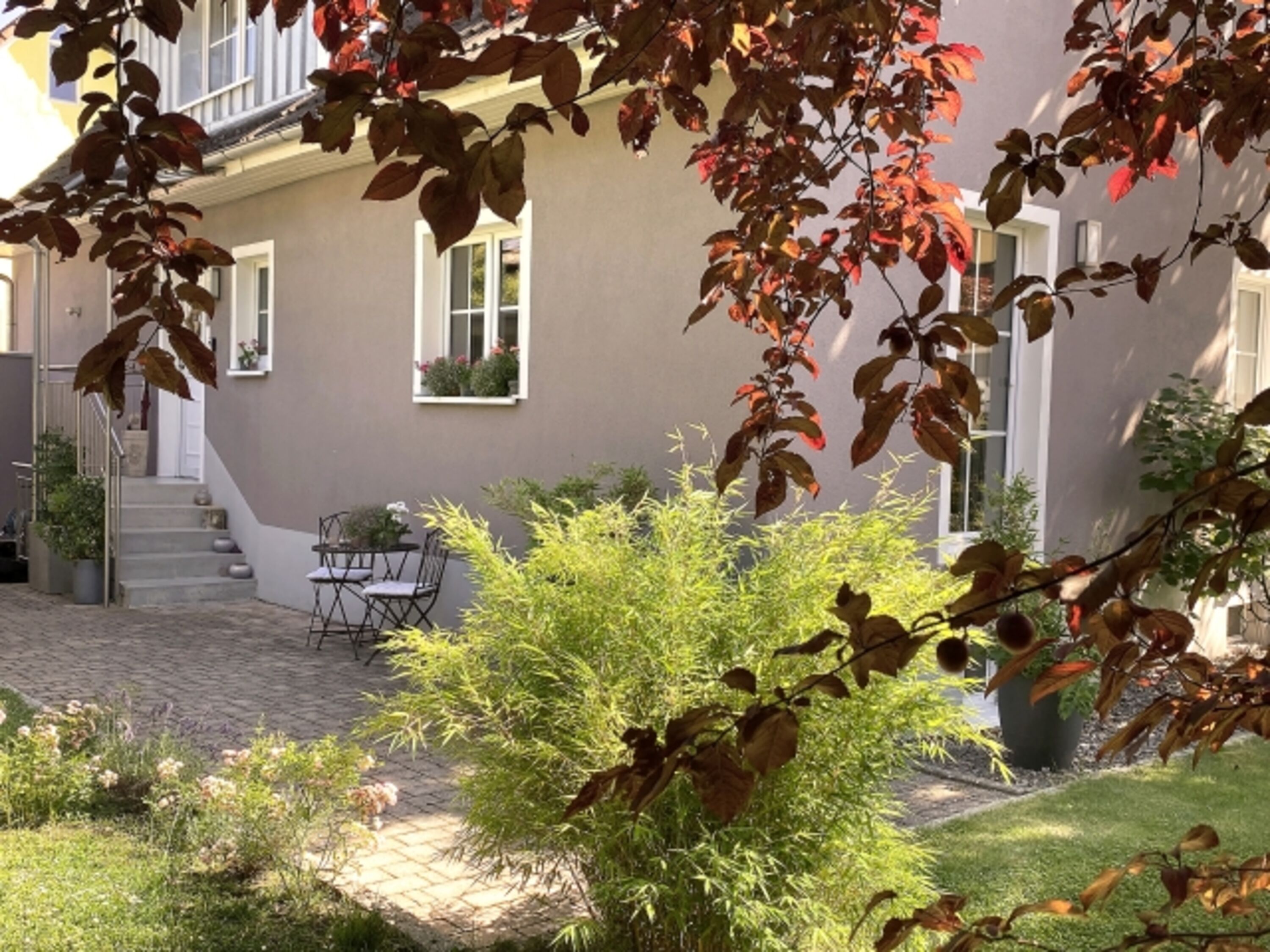 Hausansicht aus Garten