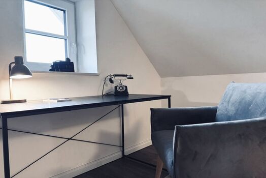 Arbeitsbereich im Obergeschoss