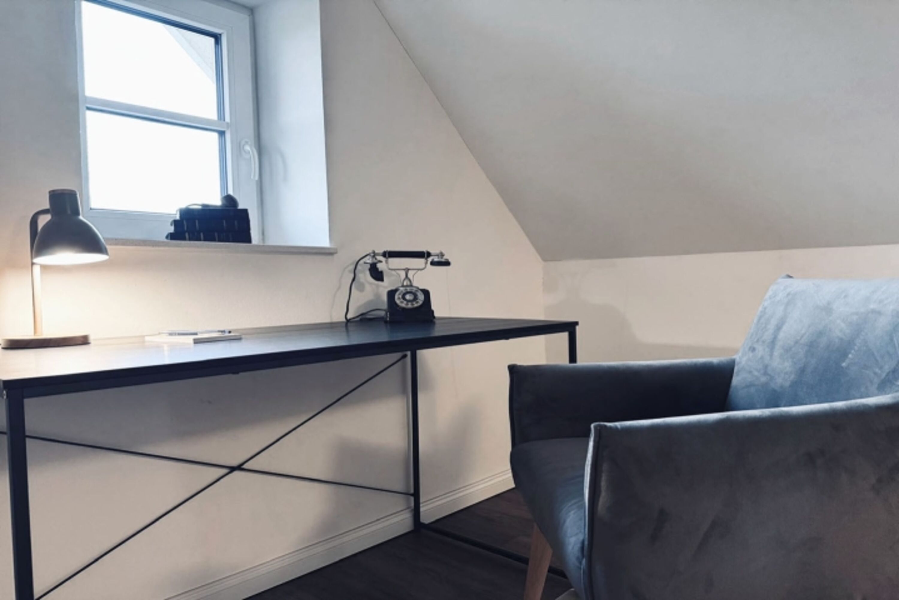 Arbeitsbereich im Obergeschoss