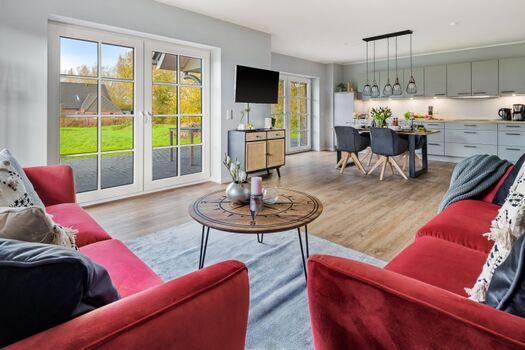 Blick in den Wohn-/Essbereich