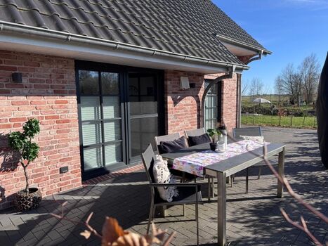 Blick auf die Terrasse