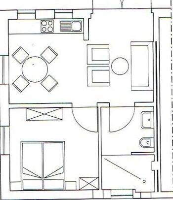 Grundriß Wohnung Möwe