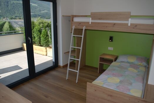 Schlafzimmer mit Etagenbett