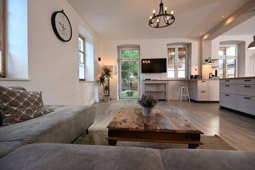 viel Fläche - auch Hunde wissen das zu schätzen - besonders die Großen