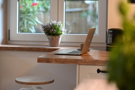 nicht nur ein schöner  Platz zum Essen vorbereiten...