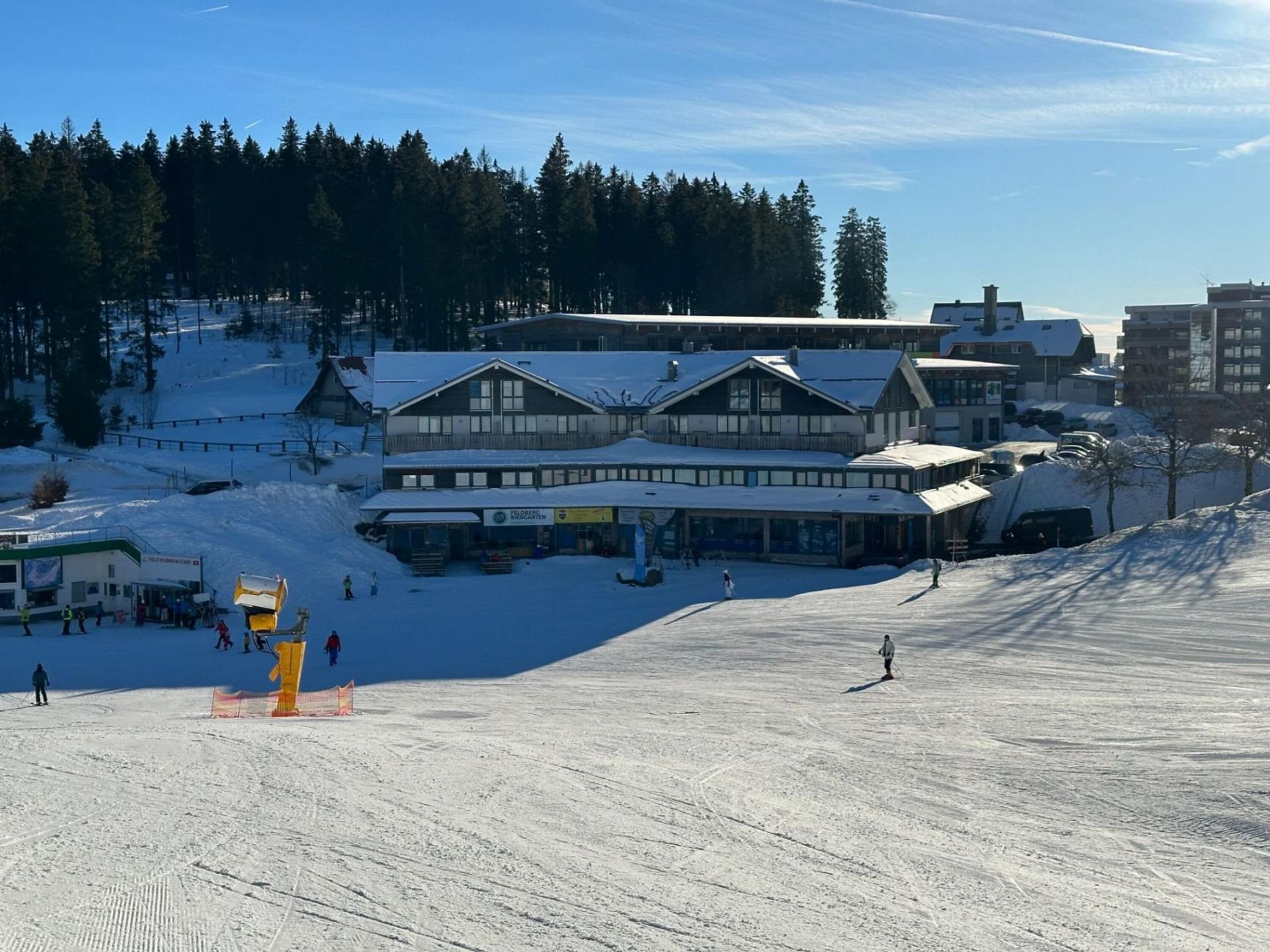 Lage der Wohnung direkt an der Piste