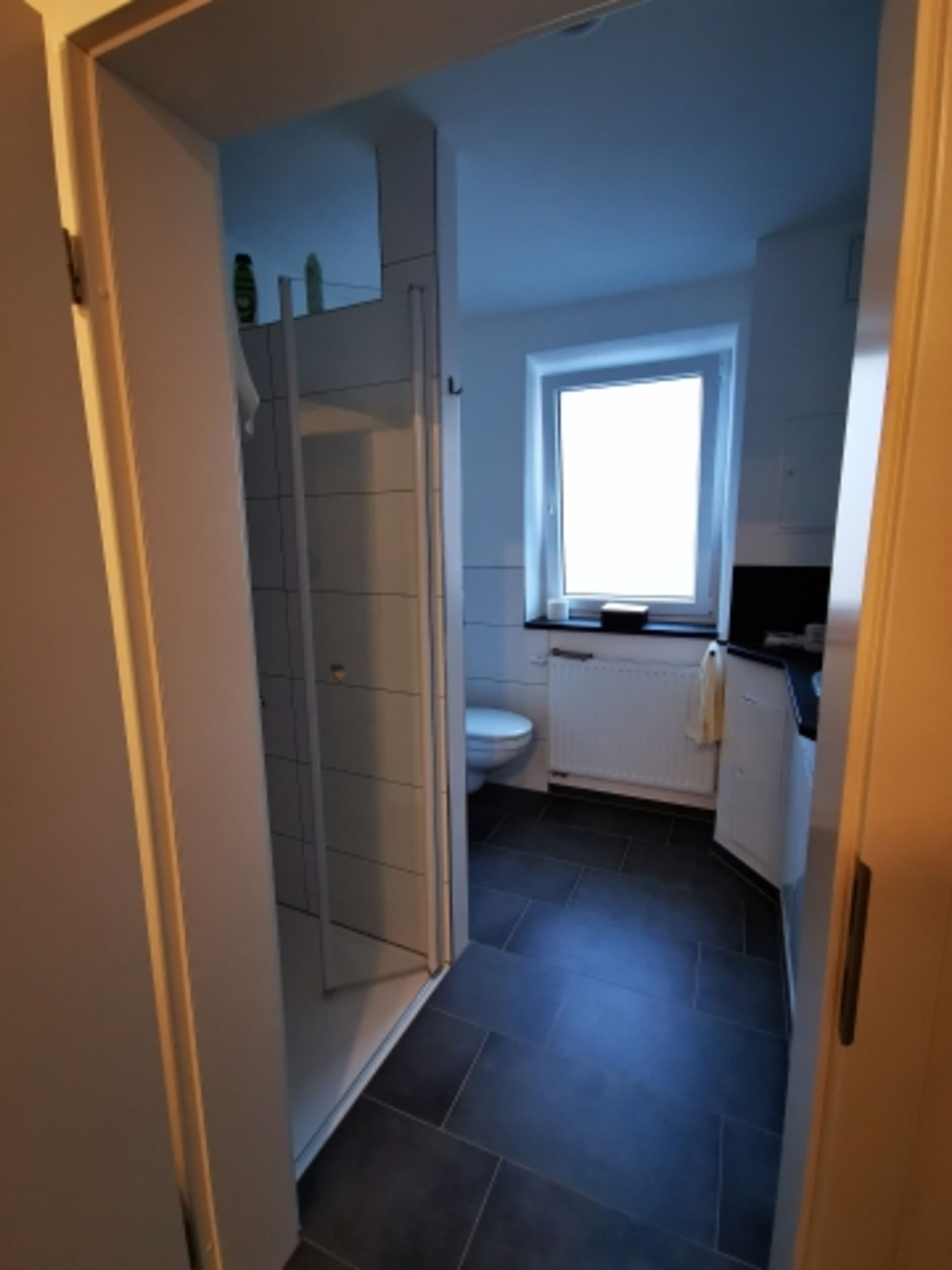 Bad EG mit Dusche und seit April 2025 mit Waschmaschine 