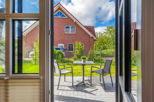 Blick auf die Terrasse