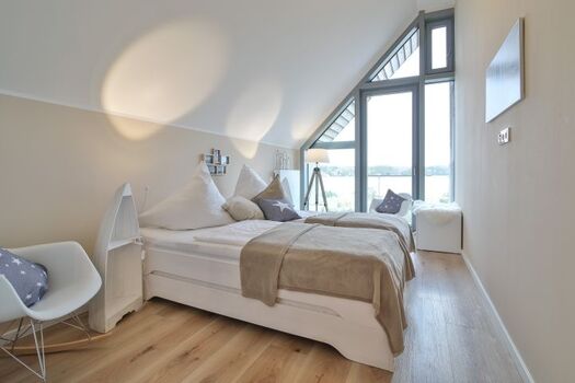 Schlafzimmer Nr. 2 mit zwei Einzelbetten - ideal für die Kinder