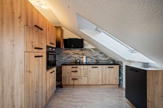 Voll ausgestattete Küche