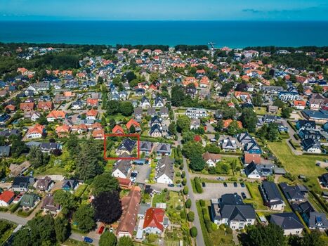 800m zum Strand und zur Seebrücke von Zingst