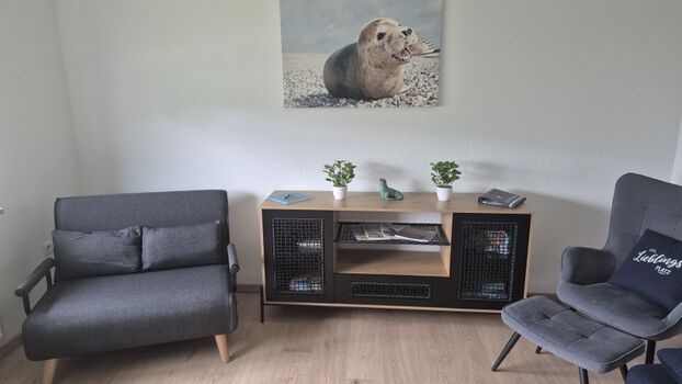 Schlafsessel für 1 person und Schlafsofa  im Wohnzimmer