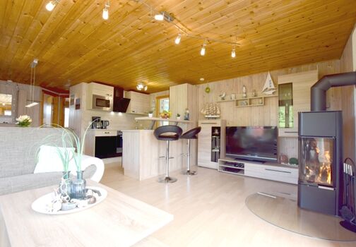 Blick in den Wohnraum 