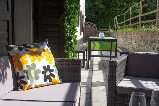 Überdachte Terrasse